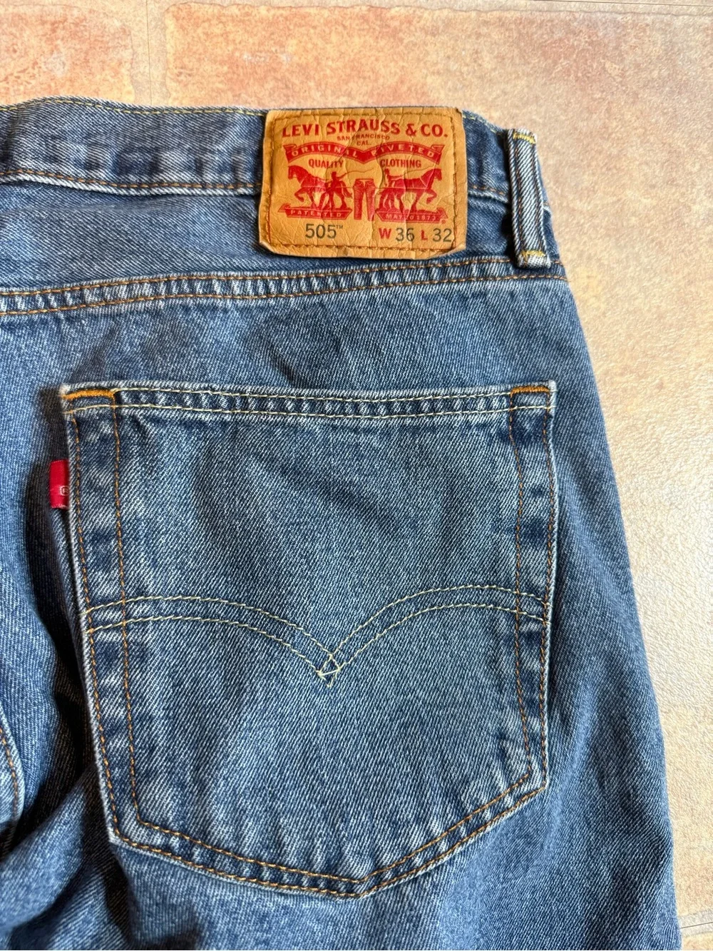 Levi's Men's Relaxed Straight-Leg Jeans in Dark Blue